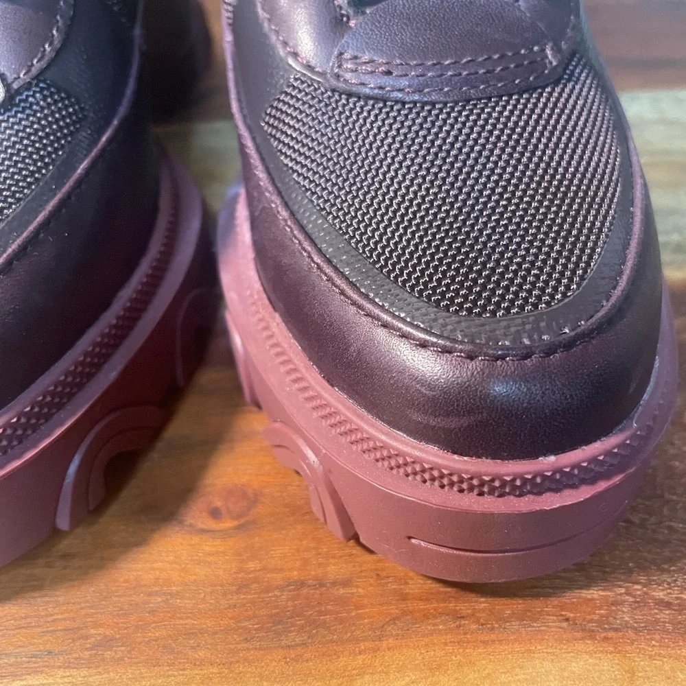 Sorel Brex Heel Lace Boot, Waterproof, Rainboot, Berry, Sz. 5.5 - Picture 15 of 16